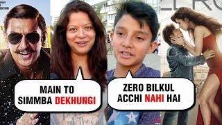 PUBLIC REACTION On Zero VS Simmba | Ranveer Singh Or Shah Rukh Khan Who Will Win?