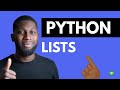 Python Lists | Python Tutorial #11