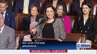 Rep. Elise Stefanik (R-NY) Nominates Rep. Mike Johnson (R-LA) for Speaker