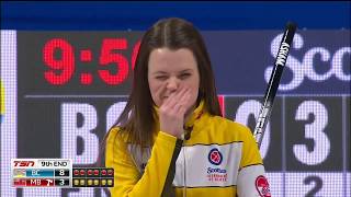 #stoh2019 Jen Rusnell (BC) opens things up with the widest tick shot possible!