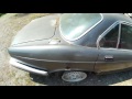 rare abandoned rusty jaguar xj12 sovereign car from the 70s