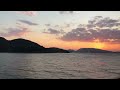 船からの眺め。帰りのフェリーで見えた夕暮れと海【島暮らしの日常】