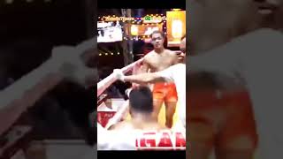 ThoeunTheara ប្រើកណ្ដាប់ដៃផ្ដួល Victor Teixeira #shorts #boxing #ធឿន​ធារ៉ា