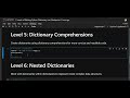 7 levels of writing Python Dictionary