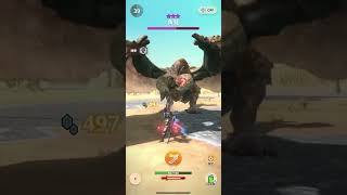 Monster Hunter now-單人 紫3角龍 太刀