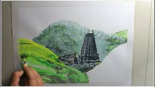 Harishchandragad Fort Painting | 05 | हरिश्चंद्रगड