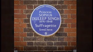 Sophia Duleep Singh: Suffragette Indian princess commemorated with blue plaque (BLM) (UK)