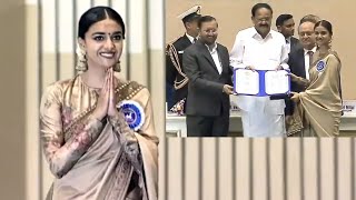 Keerthy Suresh Received National Award For Mahanati