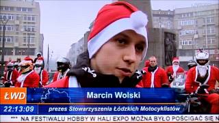 MotoMikołaje 2014 - relacja TVP ŁÓDŹ