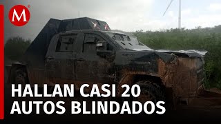 Autoridades logran decomisar vehículos blindados y arsenal de armas en Tamaulipas