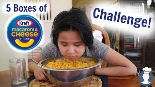 5 Boxes of Kraft Mac and Cheese Challenge!