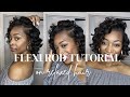 Flexi Rod Set On Relaxed Hair | ToyaJTV