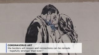 Scotland's Banksy leaves Covid-themed art scattered around Glasgow