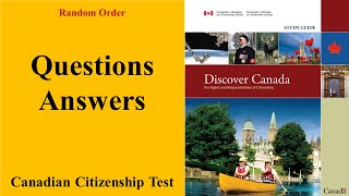 Canadian Citizenship Test - Questions & Answers | Q&A | 2022 | Quick Preparation | Official Guide