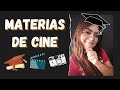 ¿Qué materias llevé en la carrera de CINEMATOGRAFÍA? Mi plan de estudios