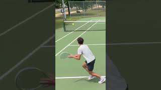 Perfect lob defense 😩 #tennis