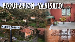 Abandoned GHOST TOWN in the middle of the Portuguese mountains | Houses filled with stuff
