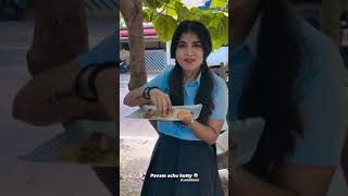 Aswathy Nair Latest Fooding Video | Aswathy Nair Latest Video From Shooting Location | Uppum Mulakum