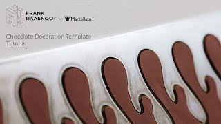 Chocolate Decoration Template Tutorial by Frank Haasnoot | Martellato