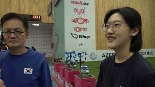 Interview Jiin YANG Gold Medal 25m Pistol Women - ISSF WORLD CUP 2024