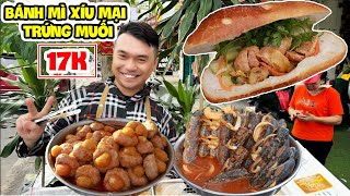 Bánh Mì Xíu Mại Trứng Muối 17K Quầy Bán Ở Vỉa Hè Tuy Nhỏ Nhưng Có Võ Khách Ghé Mua Tới Tấp