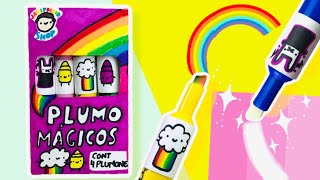 HAZ TUS PLUMONES MÁGICOS 🌈 CAMBIAN DE COLOR Y SE BORRAN