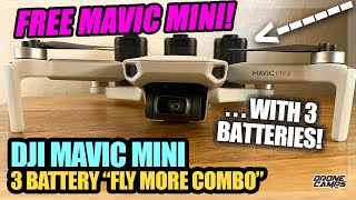 FREE DJI MAVIC Mini Fly More Combo - GIVEAWAY $550 VALUE!