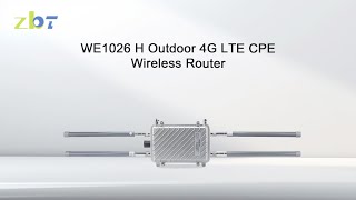 WE1026 H Outdoor 4G LTE CPE Wireless Router