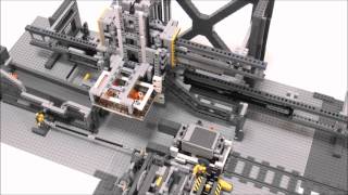 LEGO Automatic Crane Loader for GBC Train