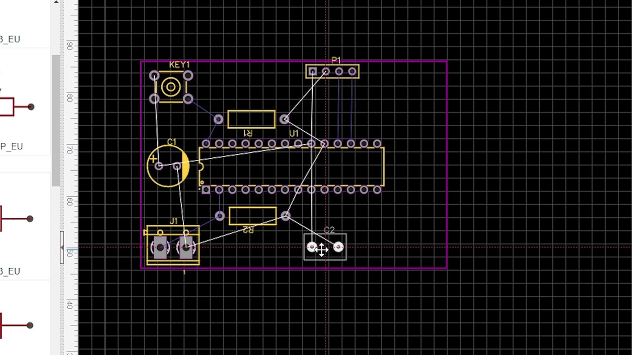 Drawing A PCB In EasyEDA - YouTube