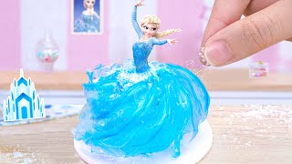 Mini Cakes | Miniature Rice Paper ELSA PRINCESS Cake Decorating | Best Frozen Mini Cakes For You