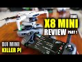 DJI MINI KILLER?! - FIMI X8 MiNi Drone Review - Part 1 - (Unbox, Inspect, Setup, Update, Compare)