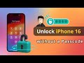 iPhone 16 Unavailable? How to Unlock iPhone 16/16 Pro without Passcode | 2024 NEW