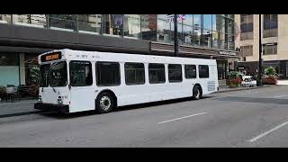 Ex Cincinnati Metro Buses 2004 Gillig Phantom #4006 and 2009 New Flyer D41LF #9018