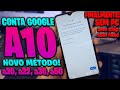 SEM PC desbloqueio conta google  samsung A10 | A20, A30 [Sem fone, Sem chip] 2022 remover conta a10