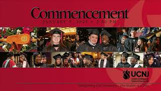 UCNJ 2025 Winter Commencement 2:30pm Ceremony