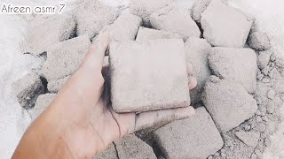 New: video 😍 white chips powder texture 🤍cutting shapes crumbling dry dusty 💨🤤 amazing 🥰❣️