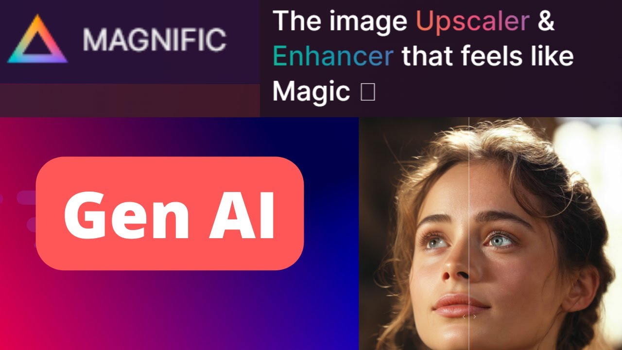 Magnific - AI Image Upscaler Enhancer - YouTube