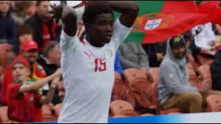 Moussa Wagué for Senegal National Team at the FIFA World Cup 2018 in Russia