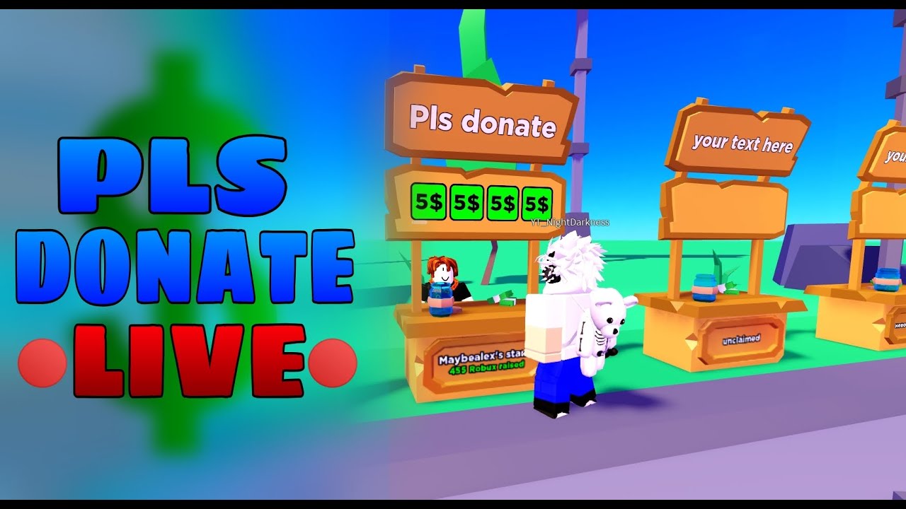 🔴 PLS DONATE LIVE 🔴 DONATING/RAISING(GOAL:150K RAISED)💸🤑 - YouTube