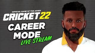 LIVE | CRICKET 22 (PS5) | Live Stream Career Mode ft. Helmet