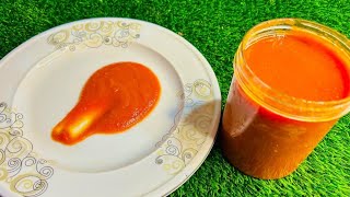 টমেটো সস রেসিপি (সংরক্ষণ সহ)।Tomato sauce recipe (with preserves).