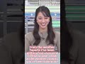 engsub female caster ayame muto aya chan trying her best to fix it weathernews clip weathernews