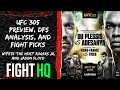 UFC 305 Preview, DFS/Betting Analysis, and Fight Picks | Fight HQ