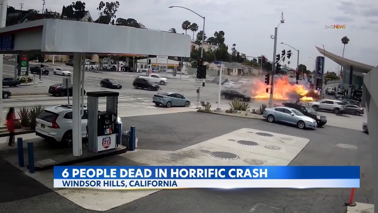 Six People Dead After Fiery Crash In California - YouTube