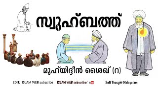 സ്വുഹ്ബത്ത് | muhyadheen sheik (r) | Sufi Thought Malayalam | islamic speech Malayalam