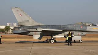 F-16 A Royal Thai Air Force engine start on Thailand national children day 2025