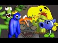 Plants Vs Zombies in Poppy Playtime Animation - Season 4 (Roblox Rainbow Friends) | Jan Cartoon