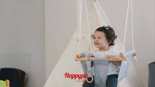 Happypie Secure toddler Canvas  Swing Seat