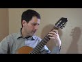 allemande from suite for lute bwv 996 j. s. bach. philip hemmo classical guitar